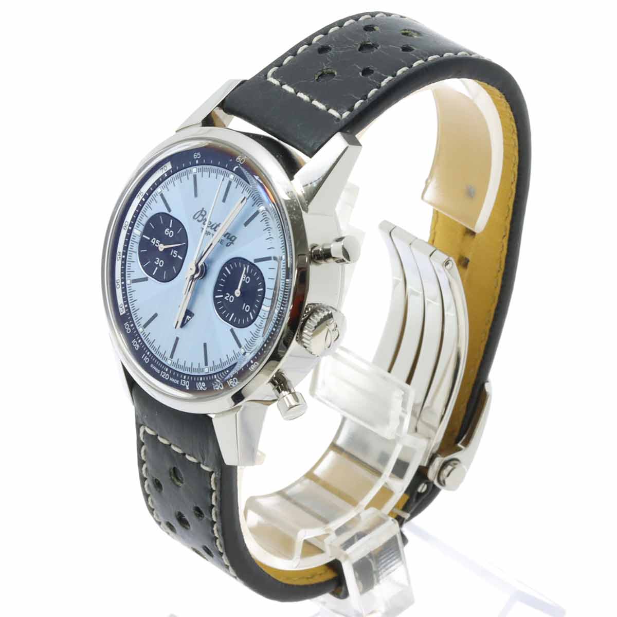 Top Time Triumph Chronograph A23311 Ice Blue Dial Automatic