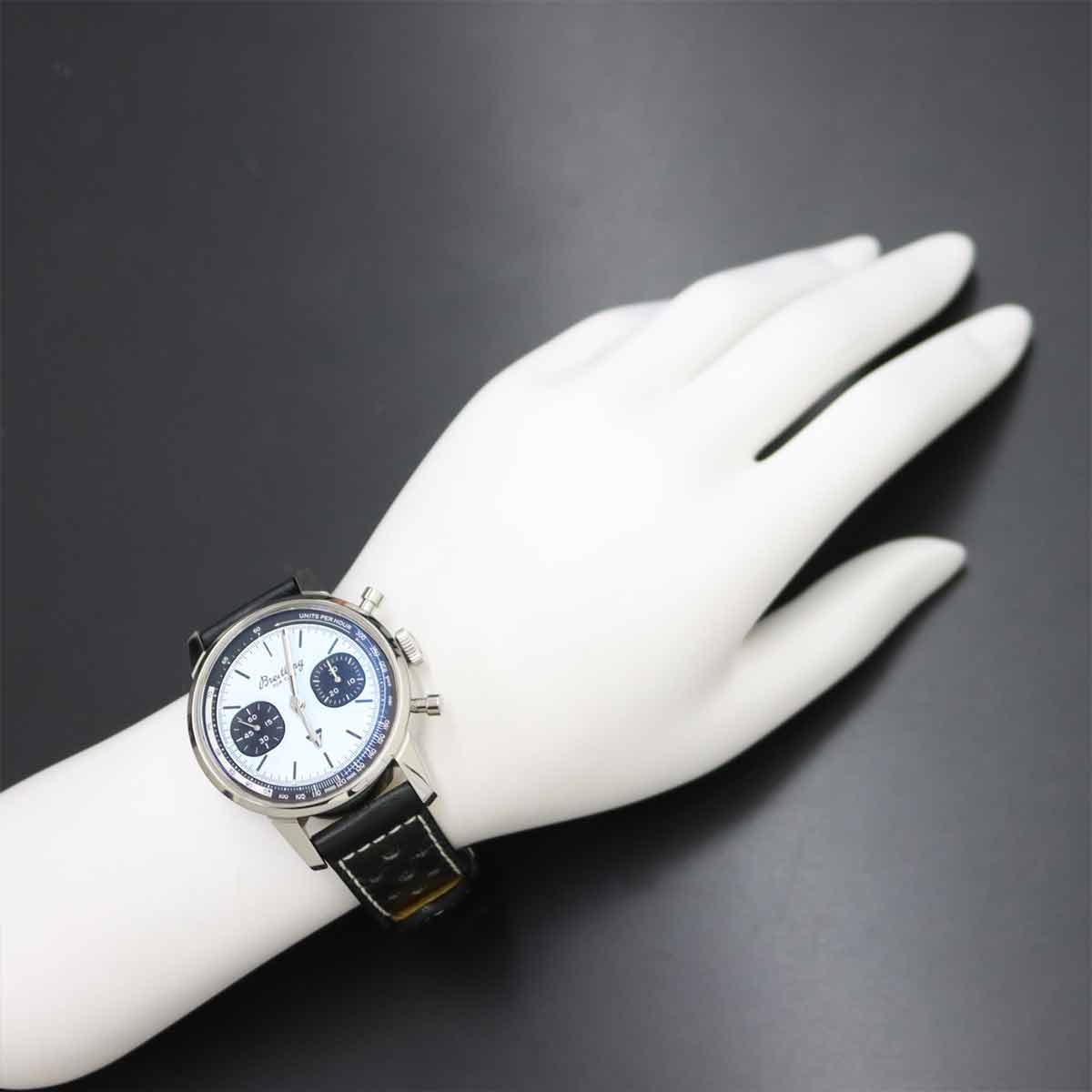 Top Time Triumph Chronograph A23311 Ice Blue Dial Automatic