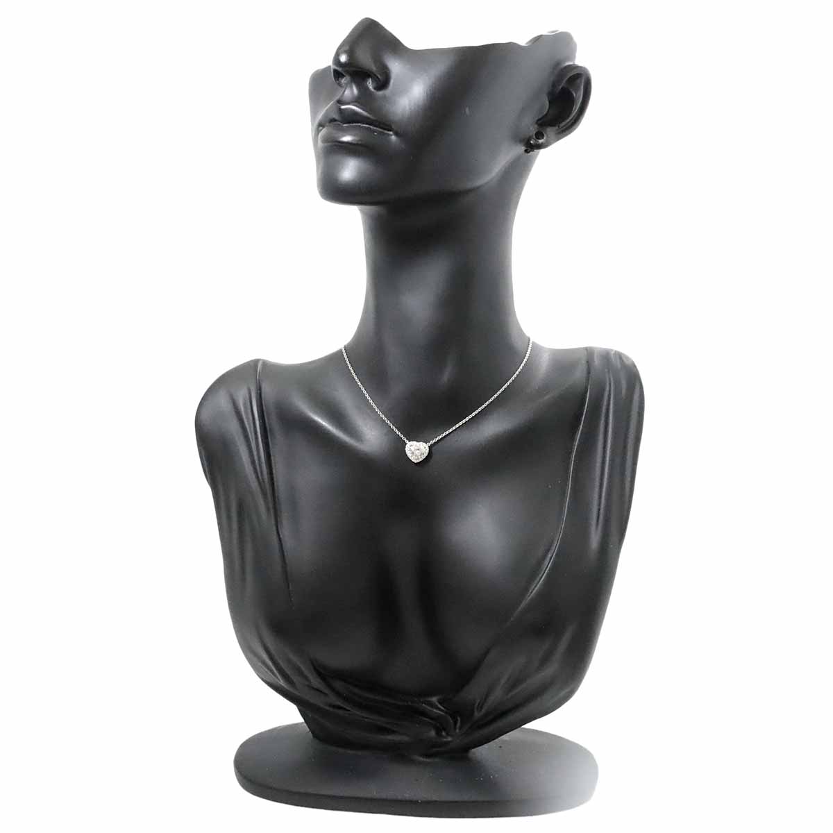 Heart Diamond 0.71ct D/VVS2 Necklace Pt