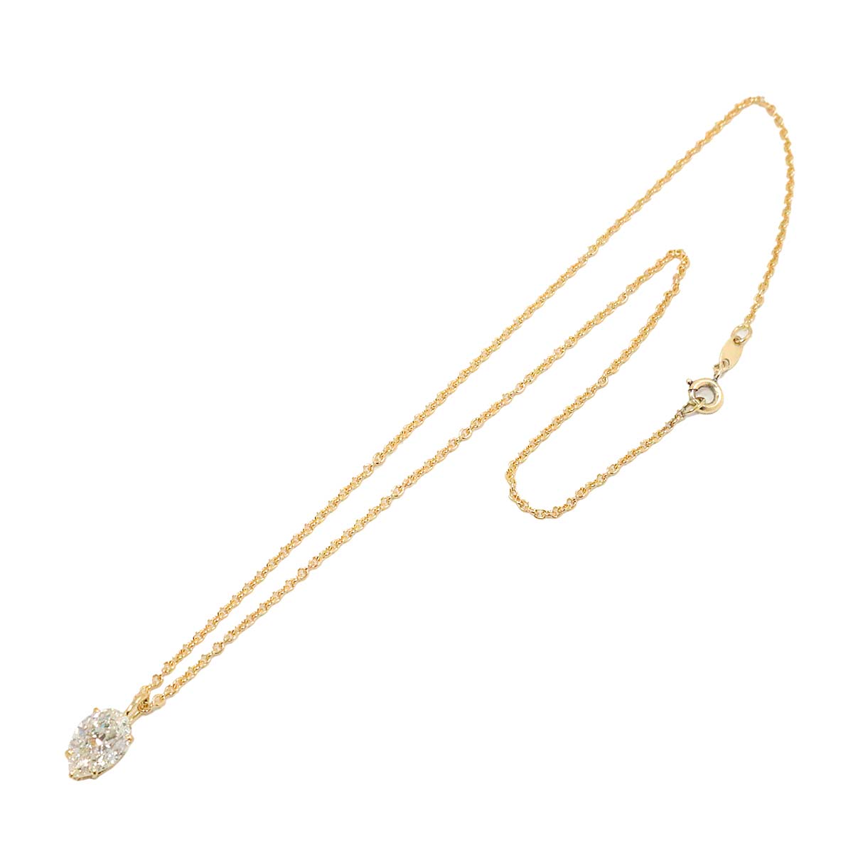 HCO Diamond 2.032ct J/SI1 Necklace 18K Yellow Gold 750