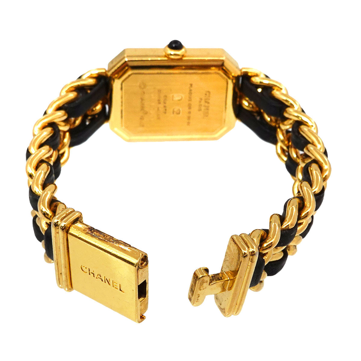 Premiere Size S H0001 Vintage Quartz Black Dial Ladies Watch