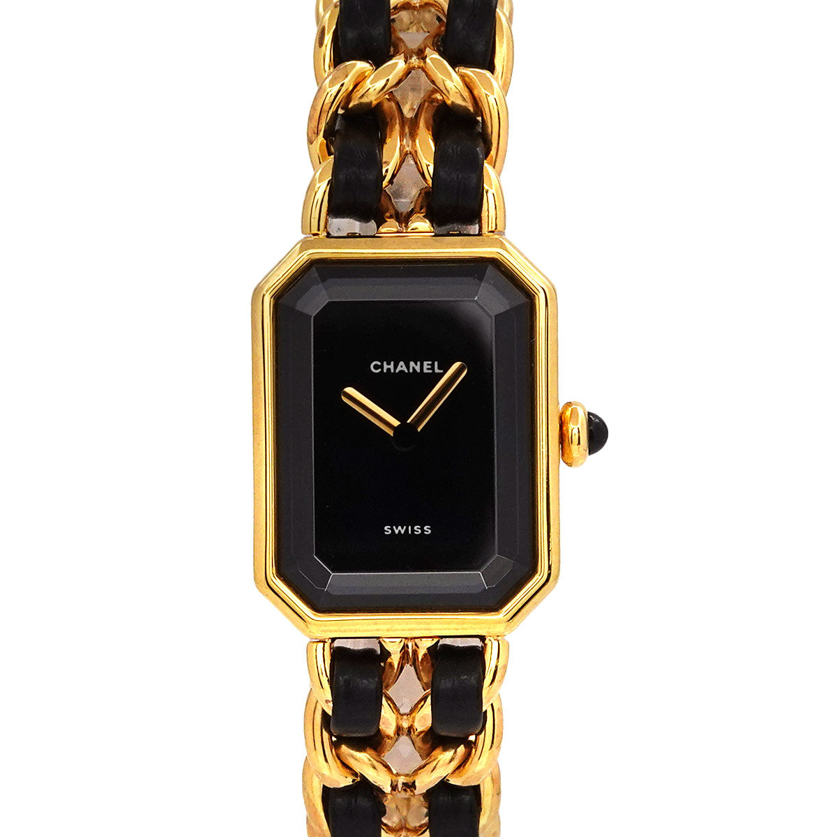 Premiere Size S H0001 Vintage Quartz Black Dial Ladies Watch