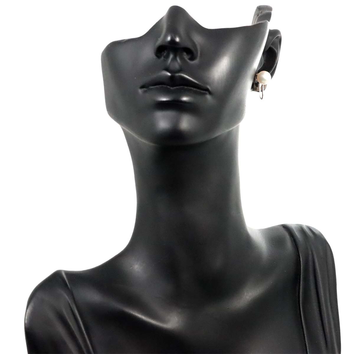 MIKIMOTO Akoya Pearl 8.8mm Earrings 18K WG 750