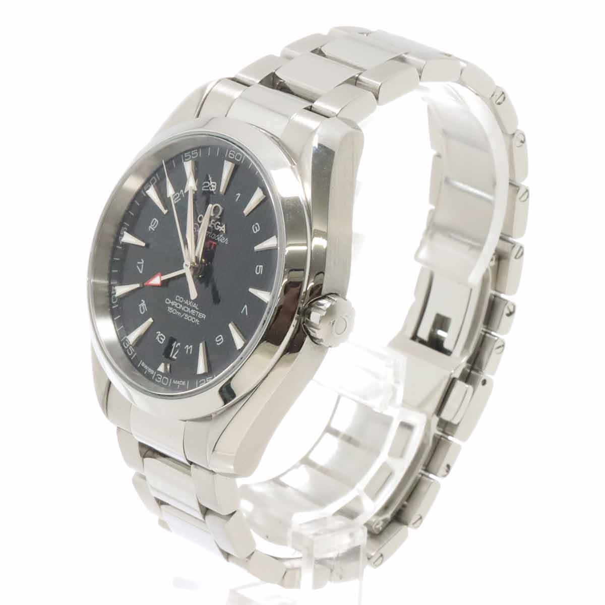 Seamaster 231.10.43.22.01.001 Aqua Terra GMT Black Dial Men