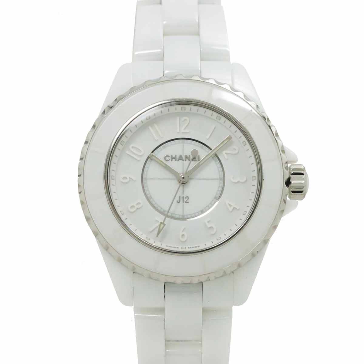 J12 Phantom H6345 Quartz White Dial Ladies Watch