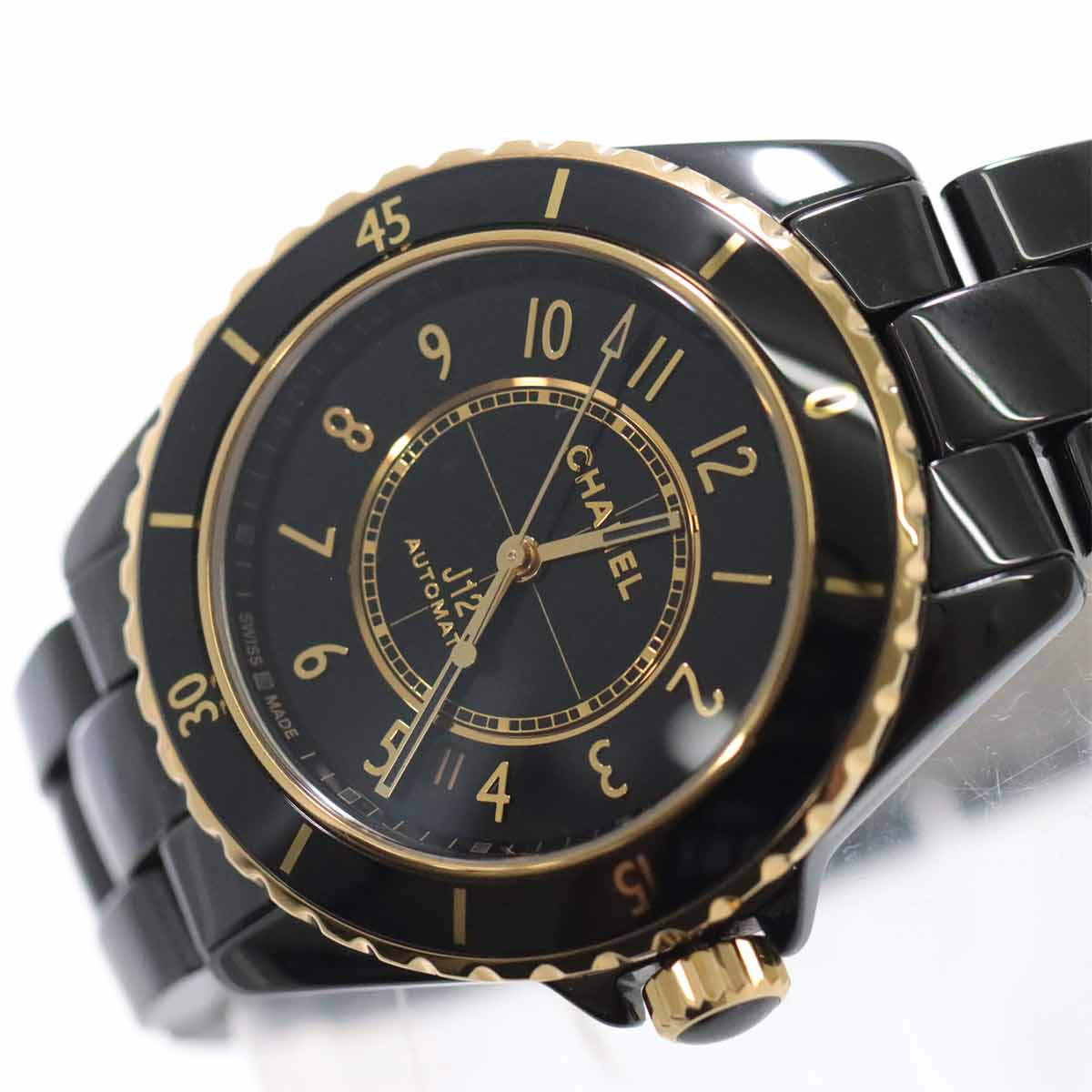 H9541 Automatic YG Black Dial Mens Watch