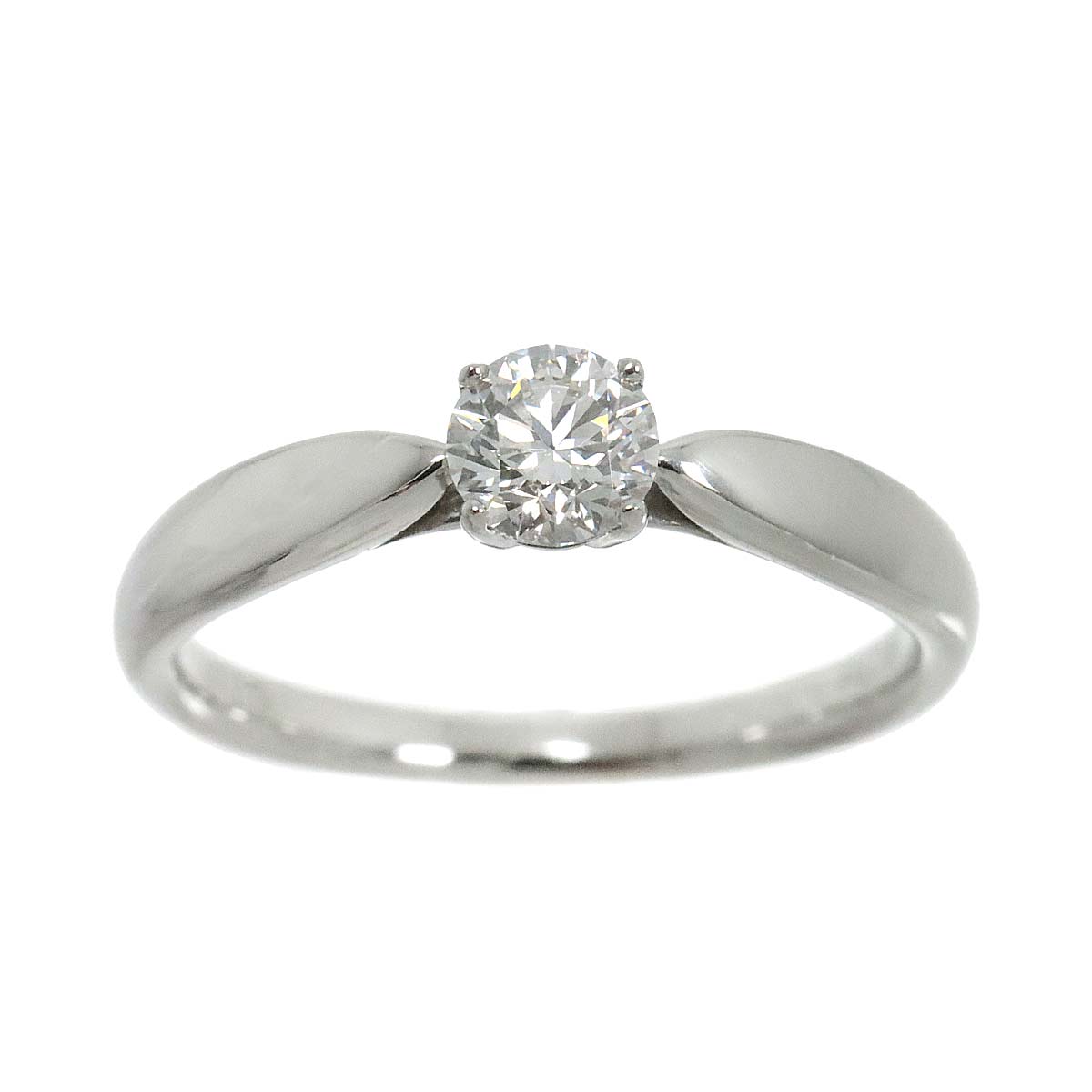 Diamond 0.27ct F/VVS1/3EX Ring Platinum Size3.25-3.75(US)