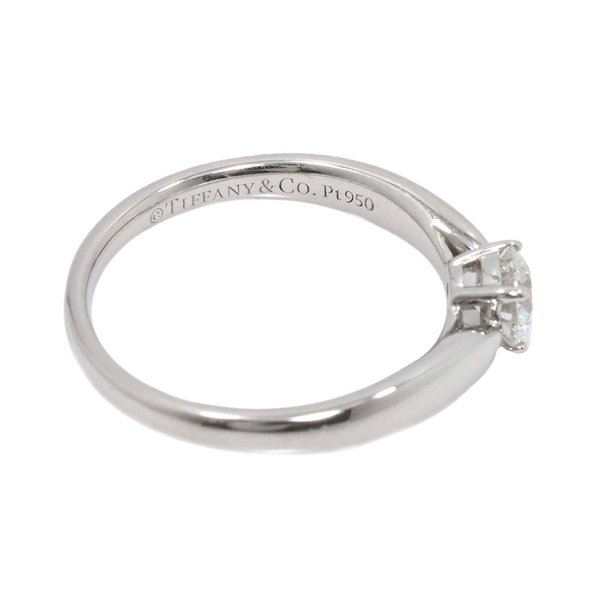 Diamond 0.27ct F/VVS1/3EX Ring Platinum Size3.25-3.75(US)