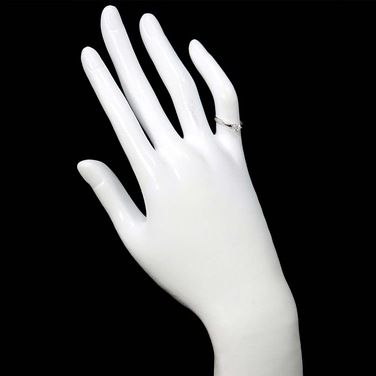 Diamond 0.27ct F/VVS1/3EX Ring Platinum Size3.25-3.75(US)