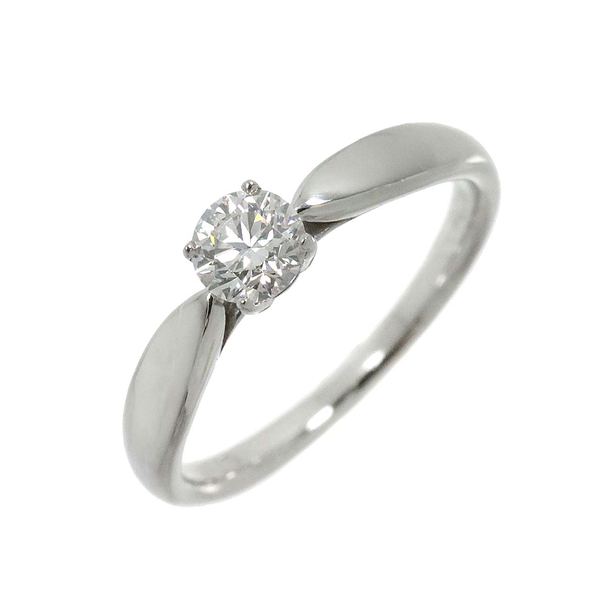 Diamond 0.27ct F/VVS1/3EX Ring Platinum Size3.25-3.75(US)