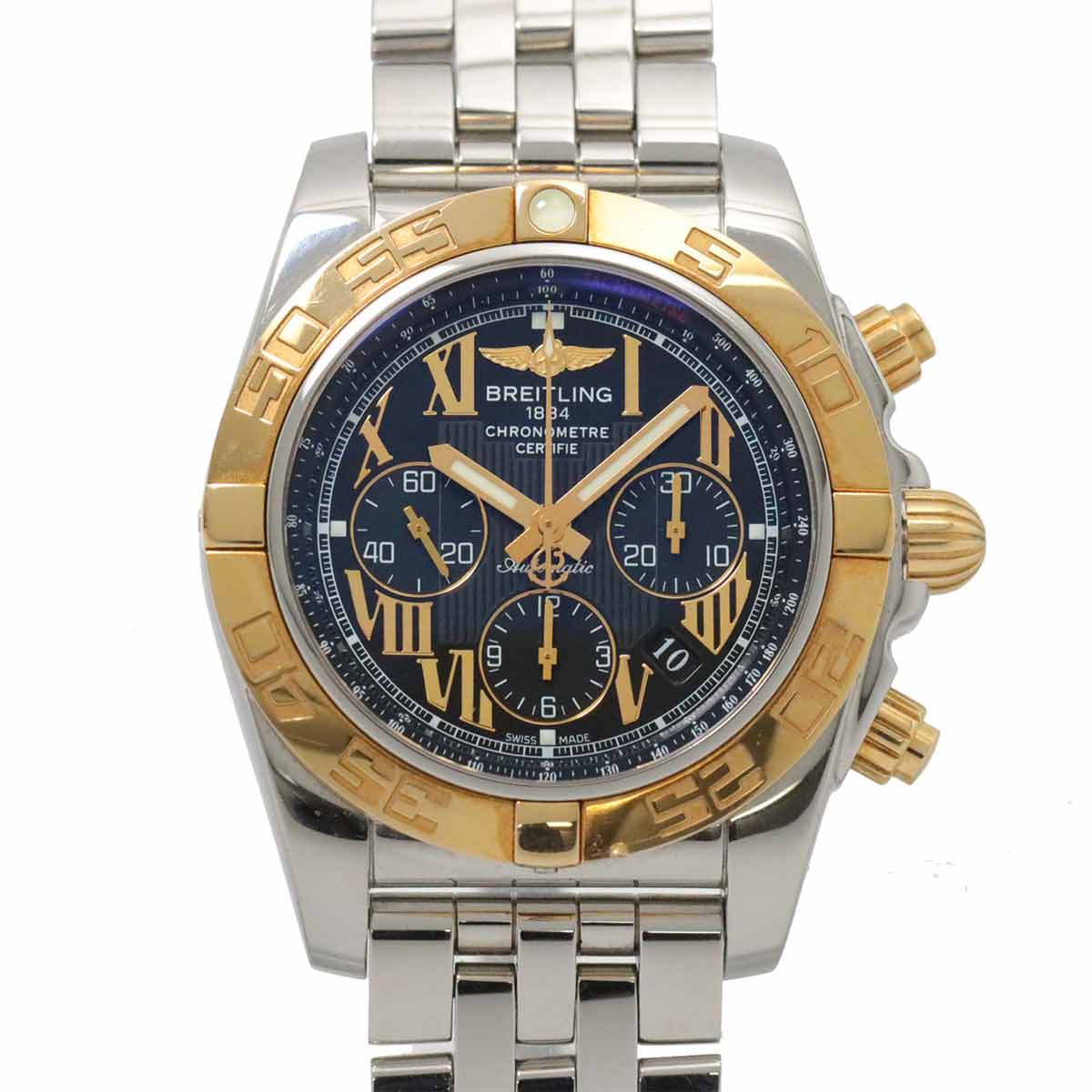 Chronomat 44 CB0110 Chronograph Automatic Black Gold Dial