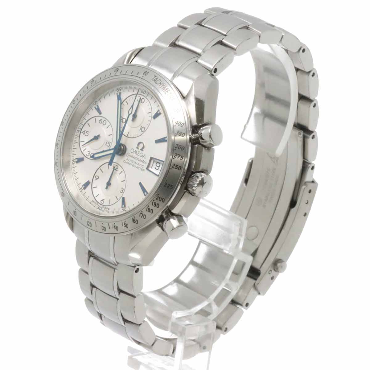Speedmaster Date 3211 32 Chronograph Automatic Silver Dial Mens