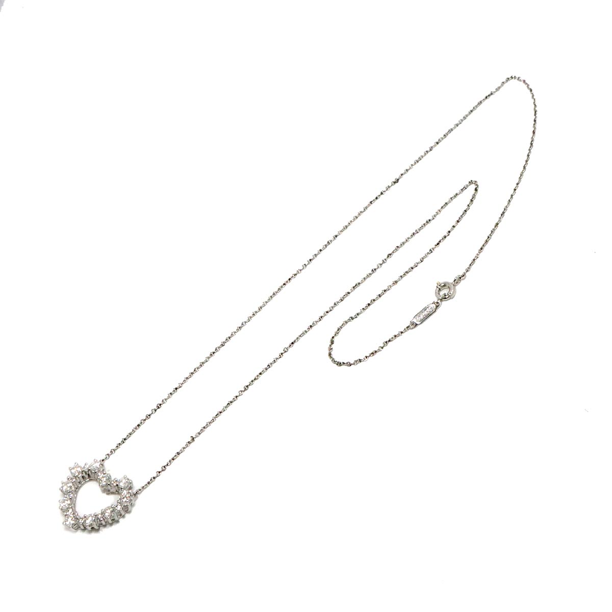THeart Diamond Necklace Platinum