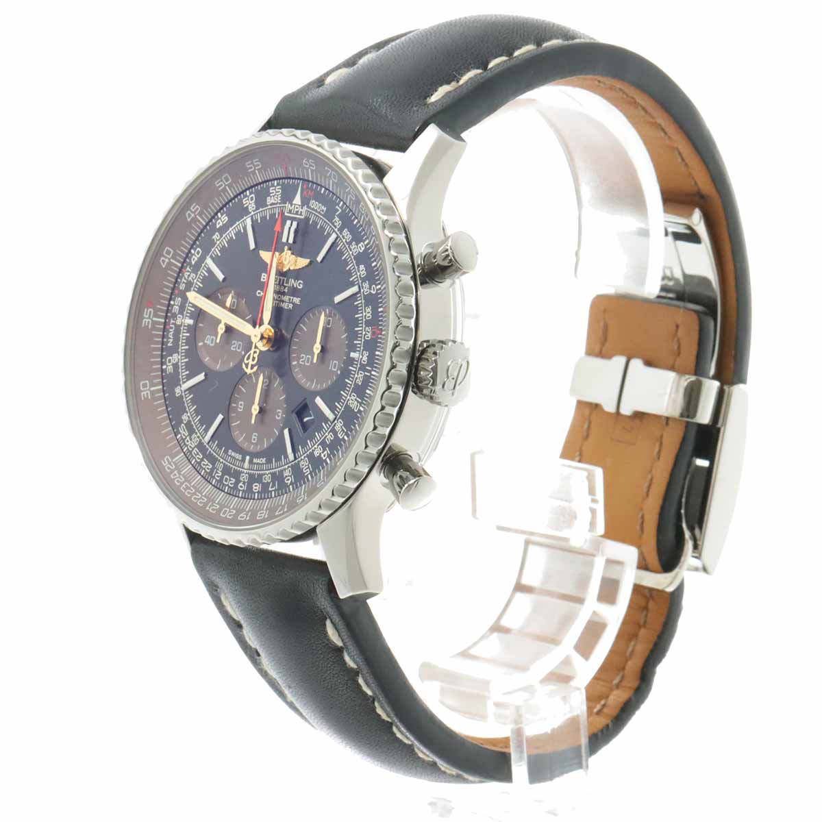 Navitimer 01 AB0127 Automatic Black Brown Dial Mens Watch