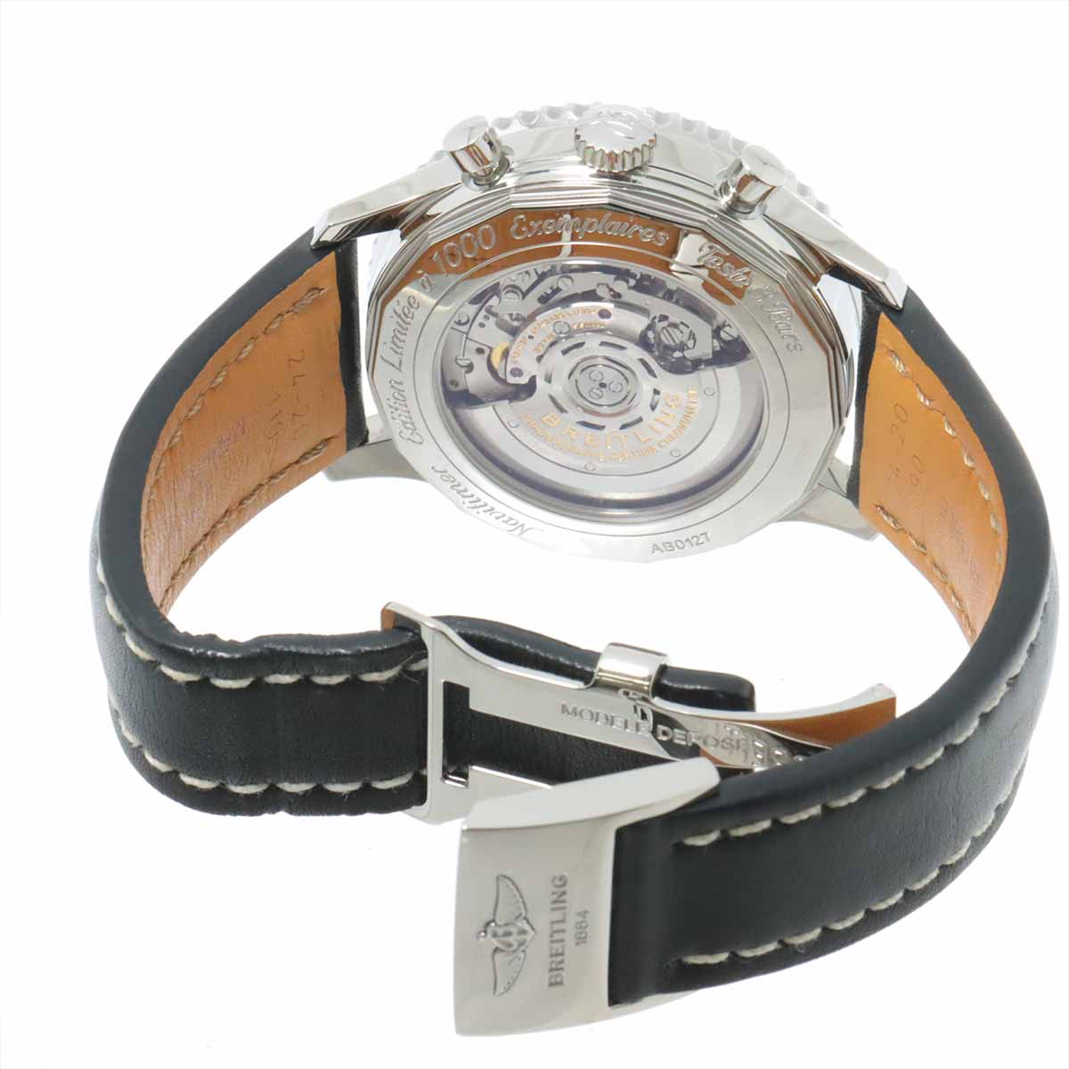 Navitimer 01 AB0127 Automatic Black Brown Dial Mens Watch