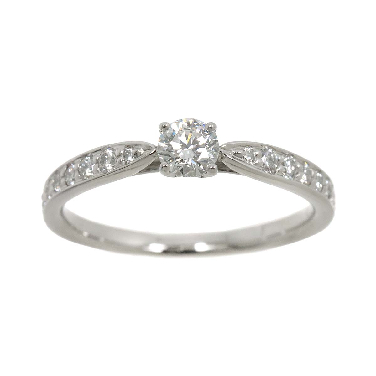 Harmony Diamond 0.20ct F/VVS2/3EX Ring Platinum Size4.5(US)