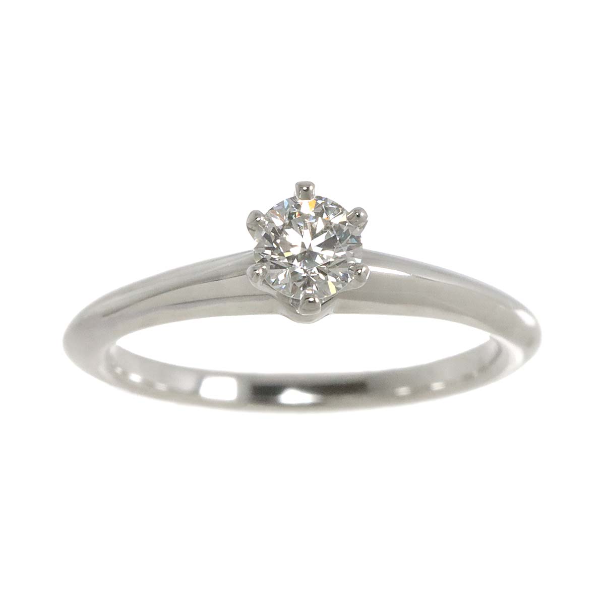 Diamond 0.28ct G/VVS1/3EX Ring Platinum Size4.5(US)