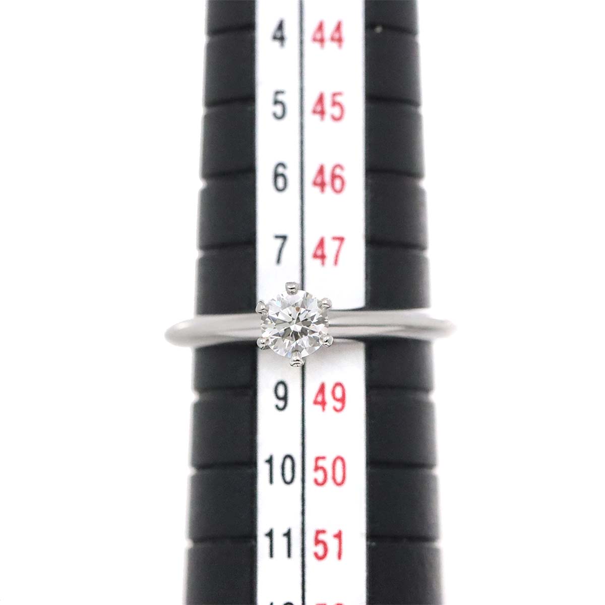 Diamond 0.28ct G/VVS1/3EX Ring Platinum Size4.5(US)