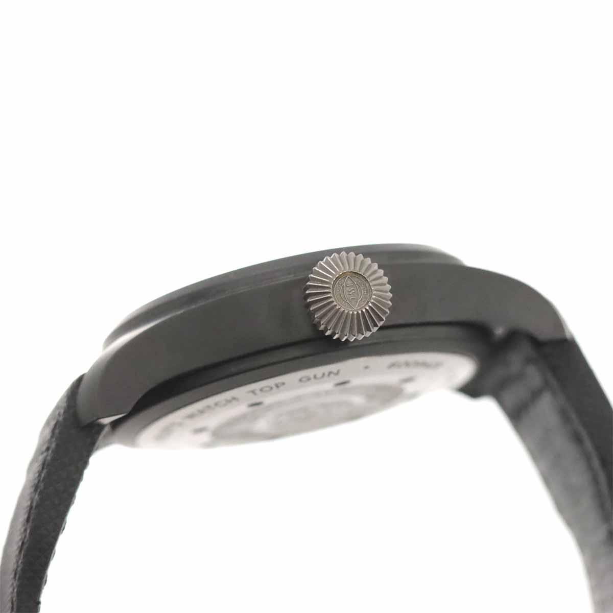 Big Pilot Watch Top Gun IW502001 Automatic Black Dial Mens Watch