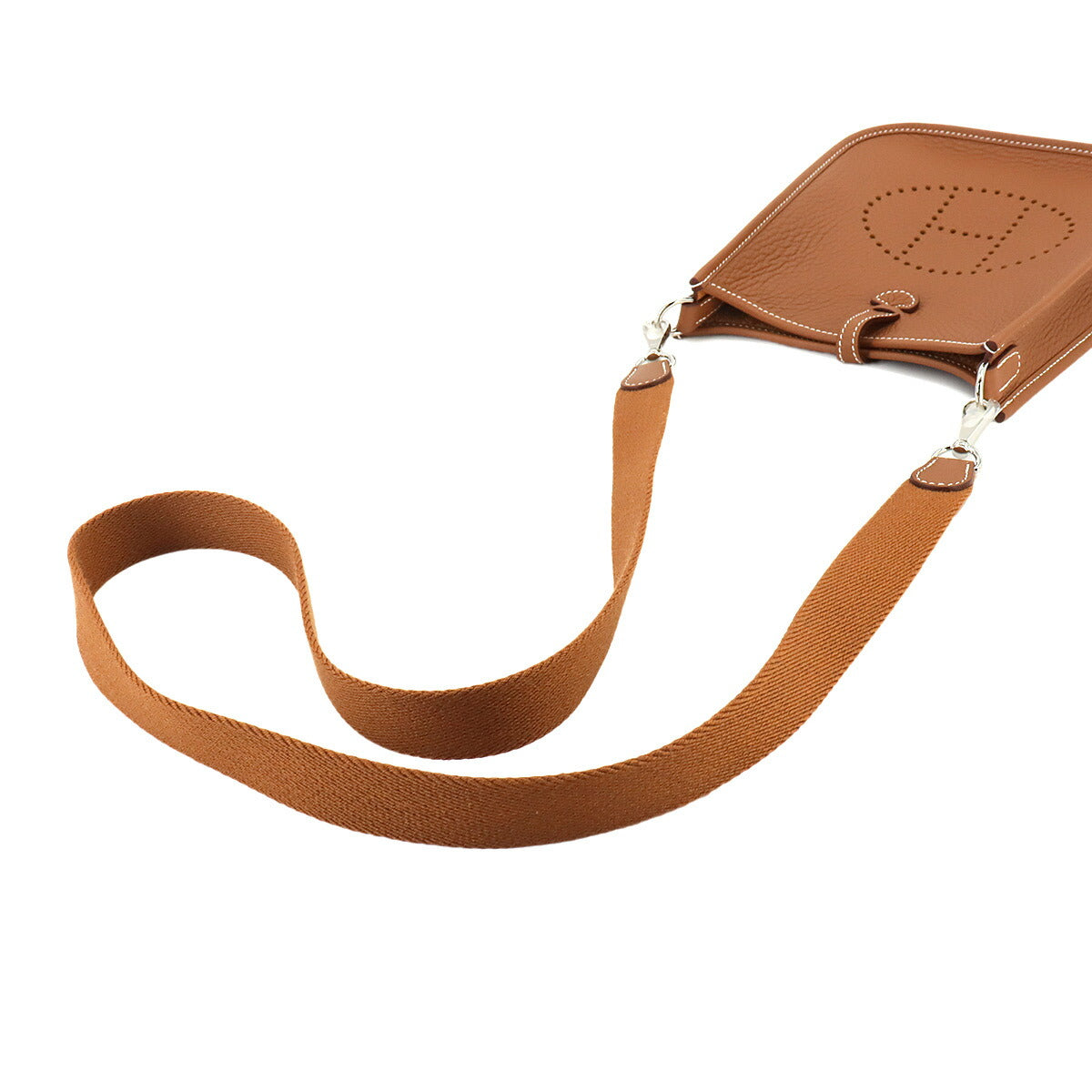 Evelyne Amazon TPM Shoulder Bag Taurillon Clemence Gold Purse 90249934