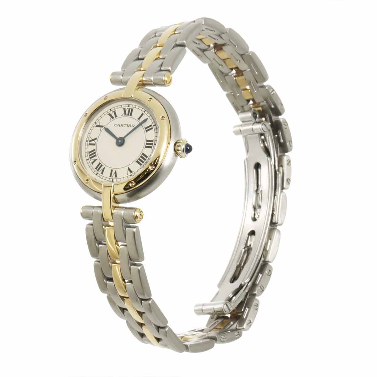 Panthere Vendome One Row SM YG Quartz Cream Dial Ladies