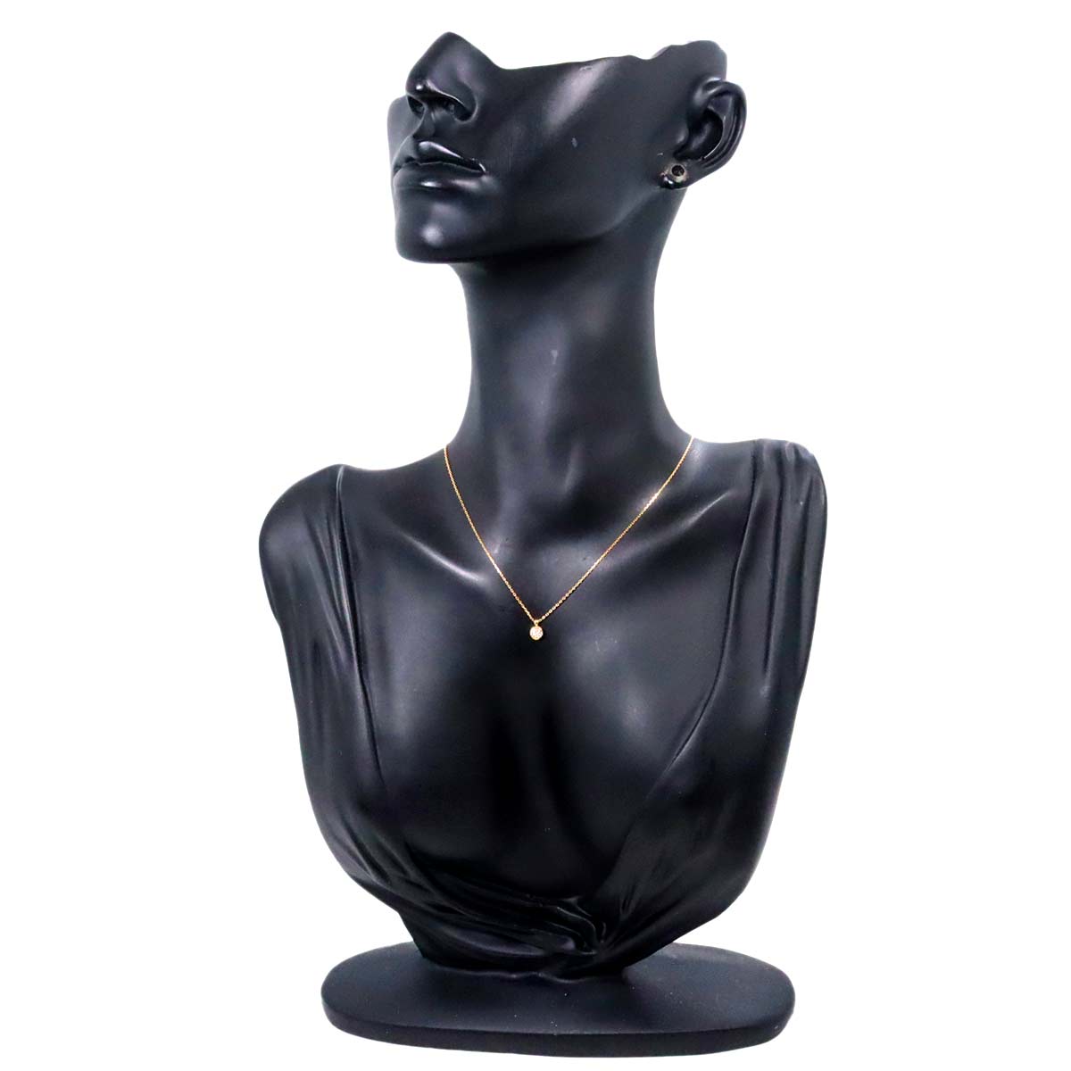 Vendome Aoyama Diamond Ruby Necklace 18K Yellow Gold 750