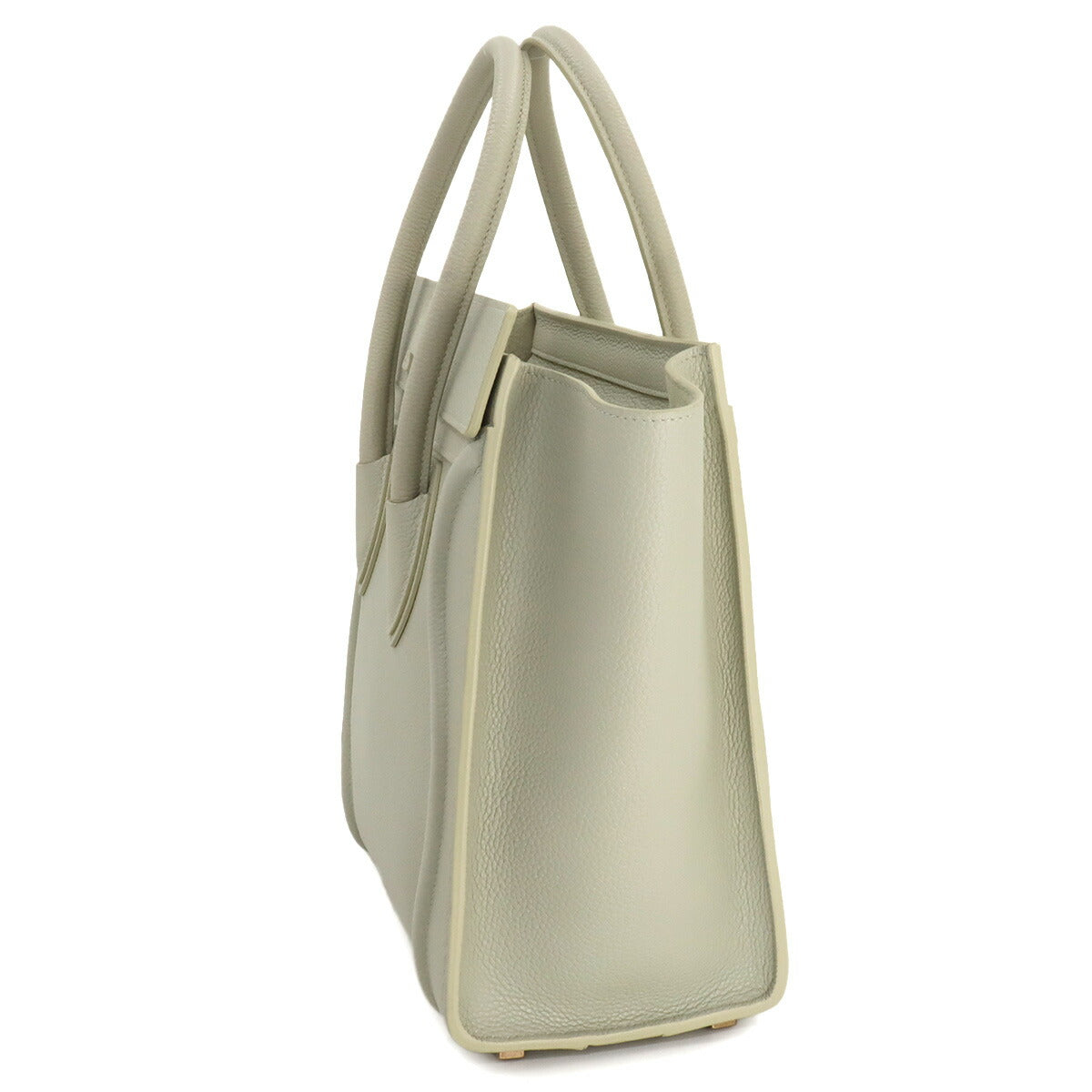 Luggage Micro Shopper Hand Bag Leather Light green 189793