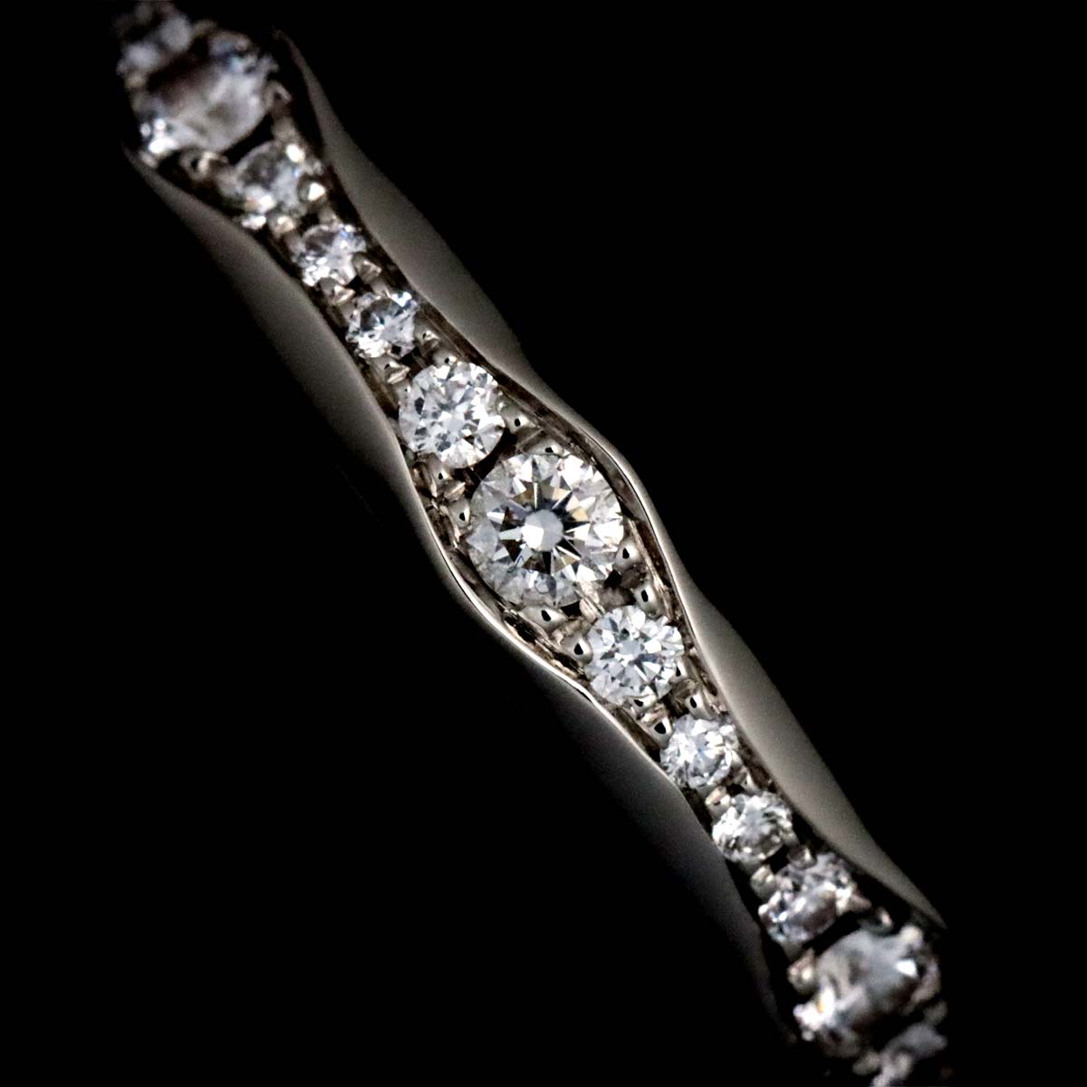 Infinito Full Diamond Ring Platinum size51 5.5-5.75(US)