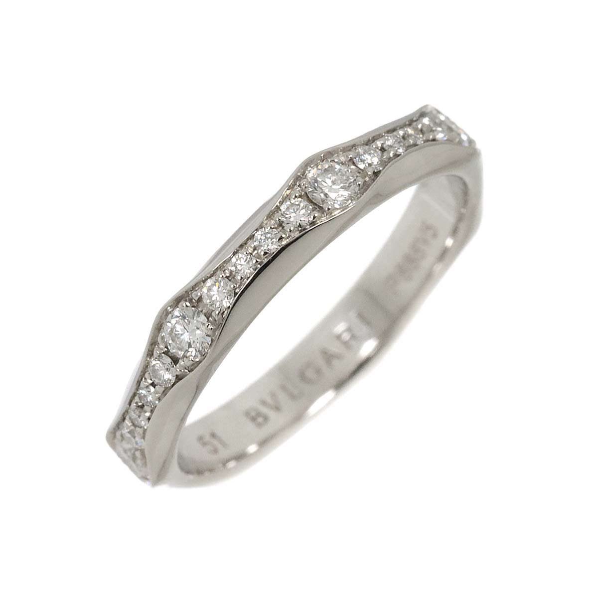 Infinito Full Diamond Ring Platinum size51 5.5-5.75(US)
