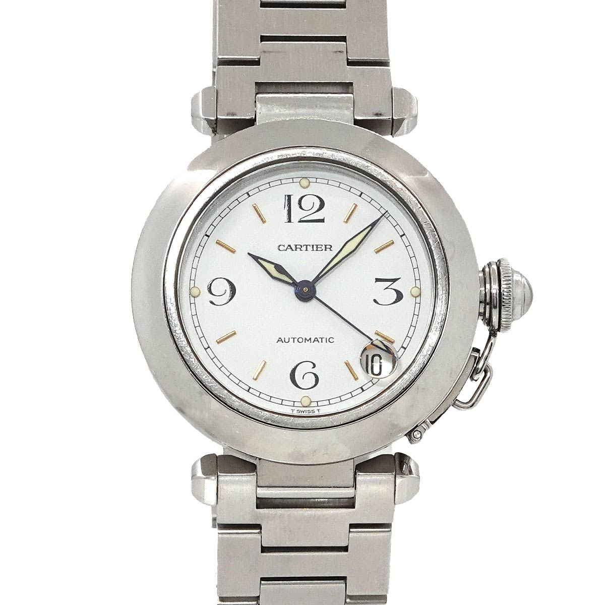 Pasha C W31015M7 Date Automatic White Dial Boys Wrist Watch