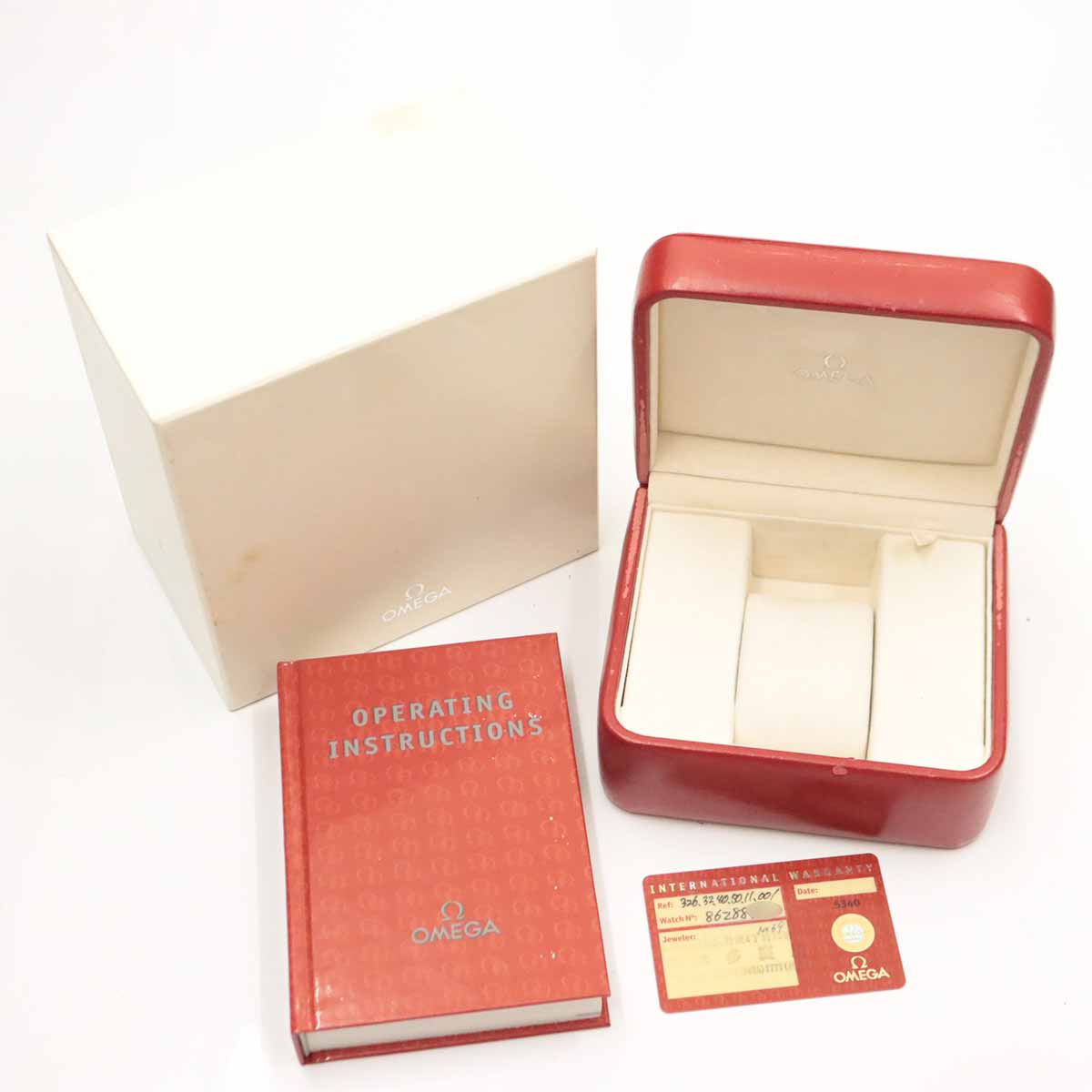 Speedmaster Racing 326 32 40 50 11 001 Red Dial Mens Watch