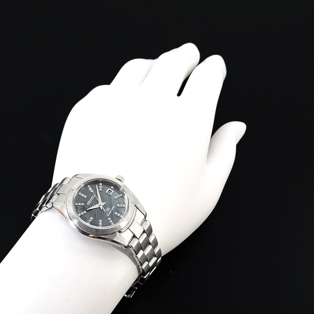 GRAND SEIKO STGF071 Diamond 4J52 0AB0 Black Shell Dial