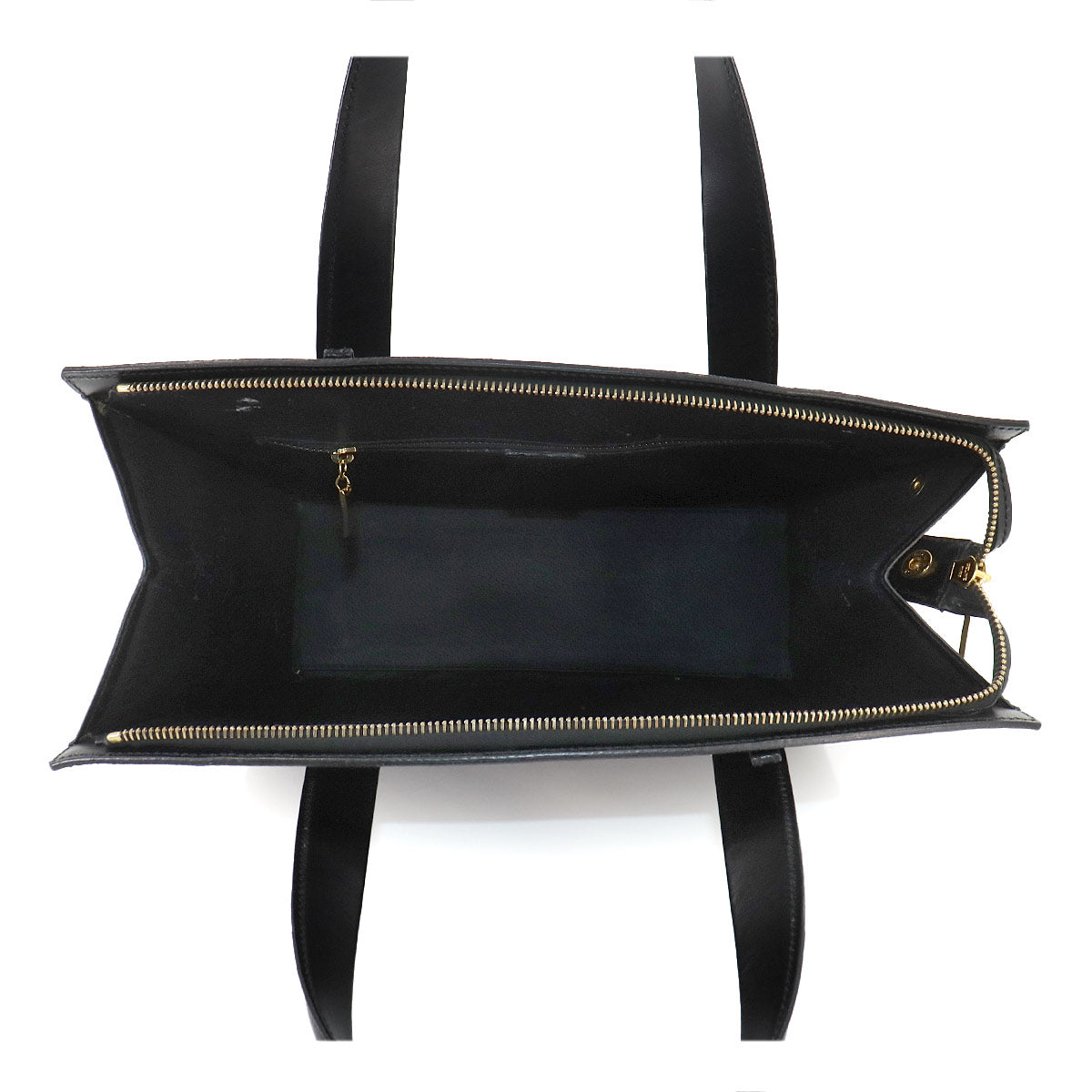 Macadam Hand Bag Leather PVC Black Brown Vintage Purse