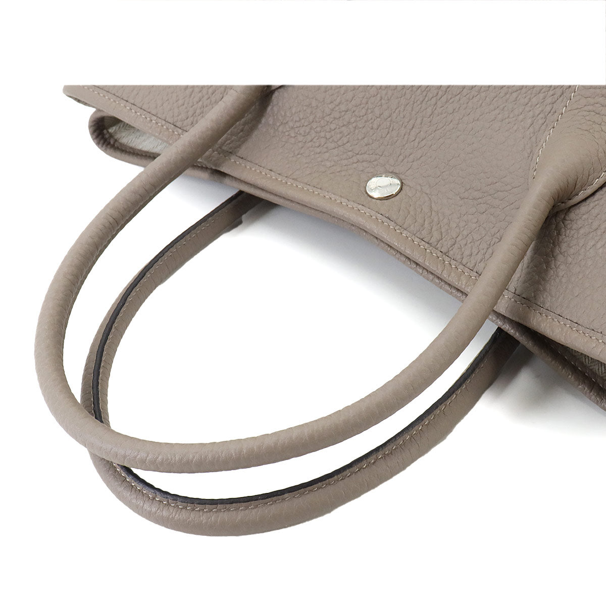 Garden Party PM Tote Bag Negonda Leather Gris Asphalt Purse