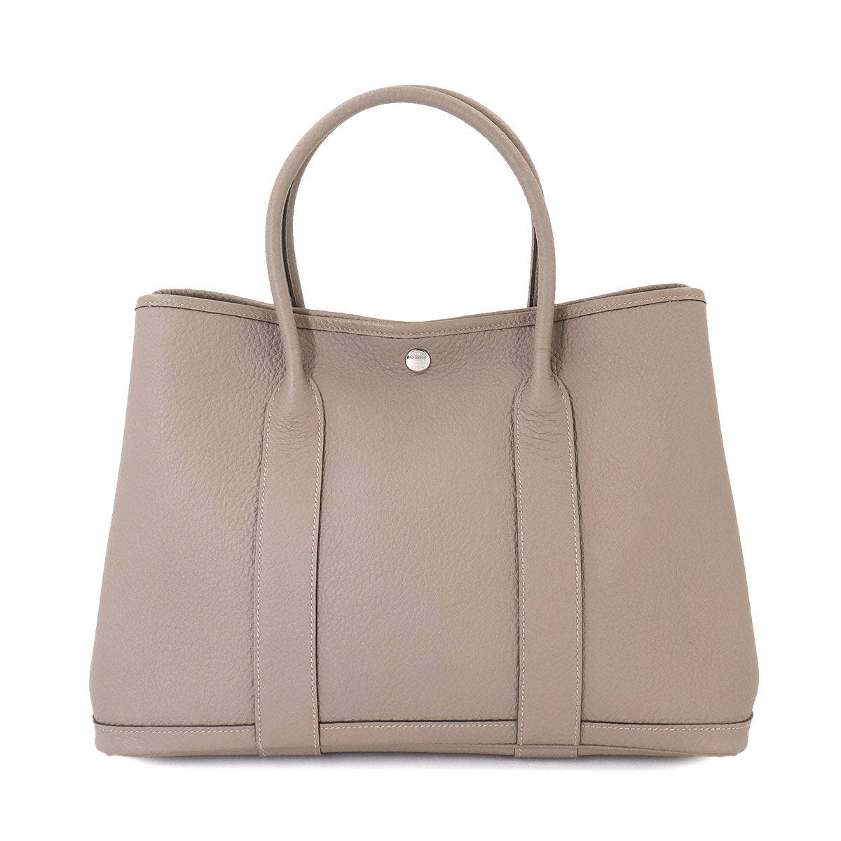 Garden Party PM Tote Bag Negonda Leather Gris Asphalt Purse