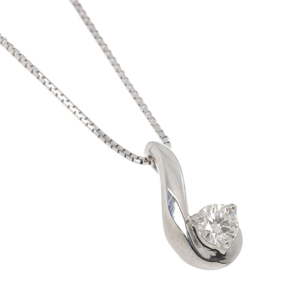 Diamond 0.213ct Necklace Pt Prarinum