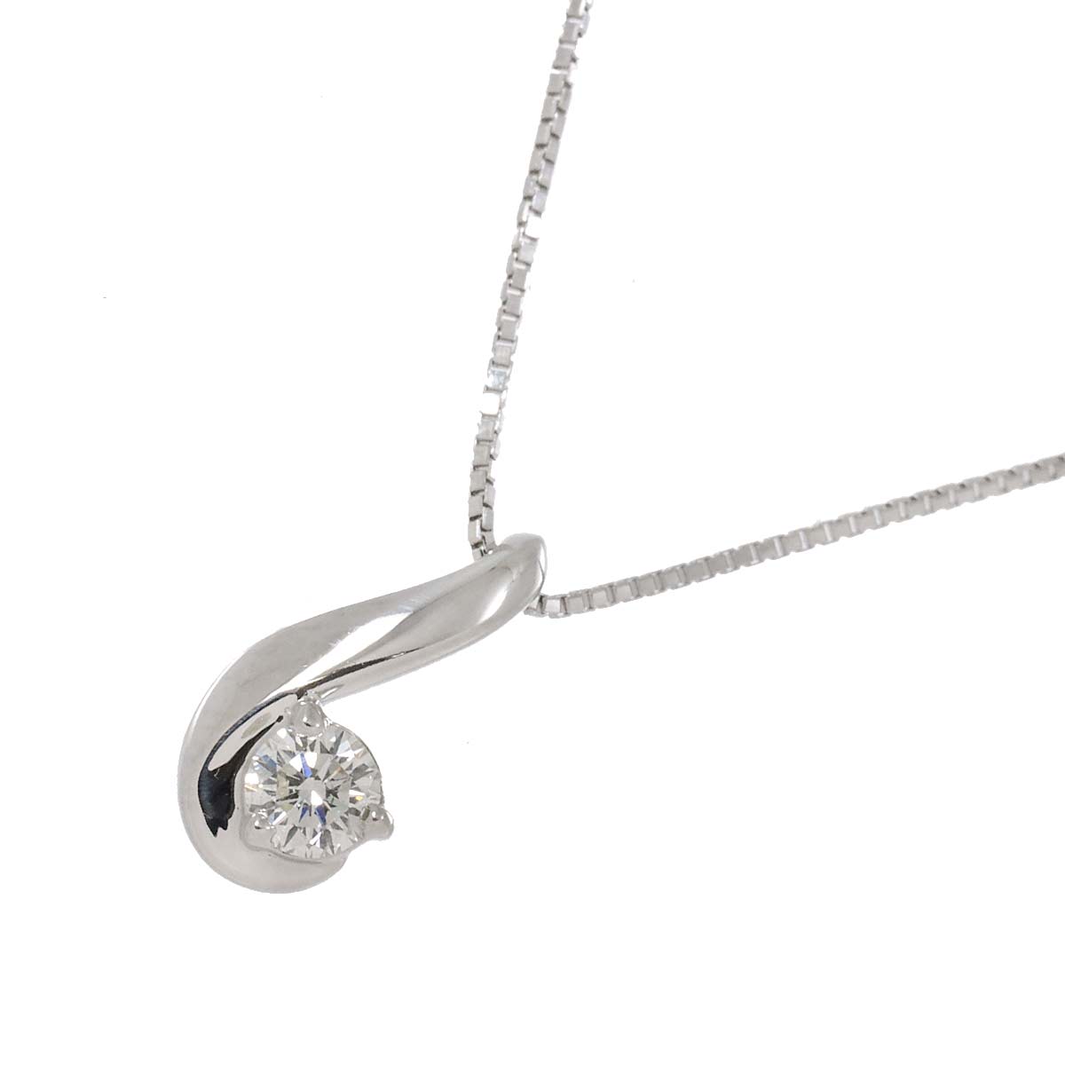 Diamond 0.213ct Necklace Pt Prarinum