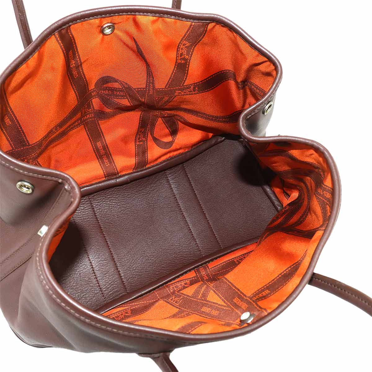 Garden Twilly 30 TPM Tote Bag Swift Leather Havane Purse