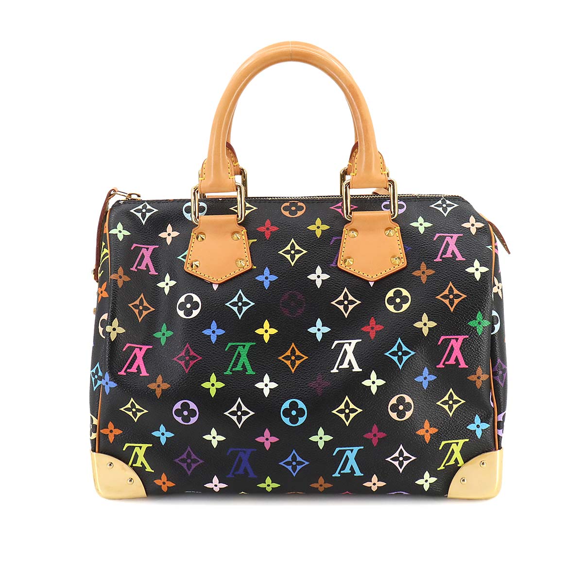 Monogram Multicolor Speedy 30 Hand Bag M92642 Noir 90256269