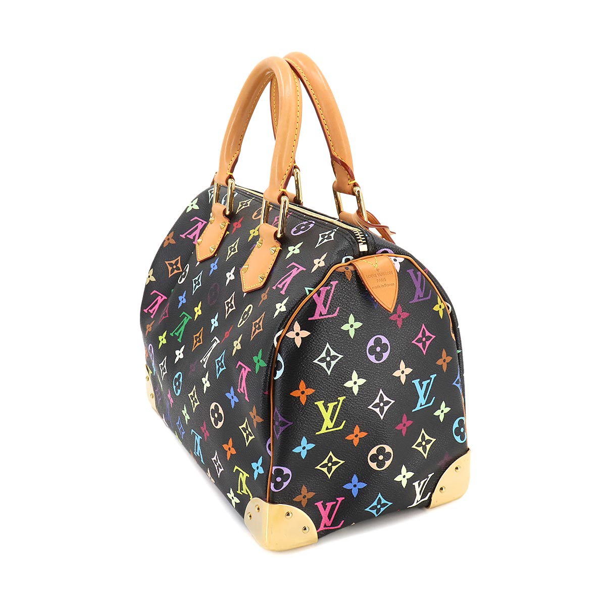 Monogram Multicolor Speedy 30 Hand Bag M92642 Noir 90256269