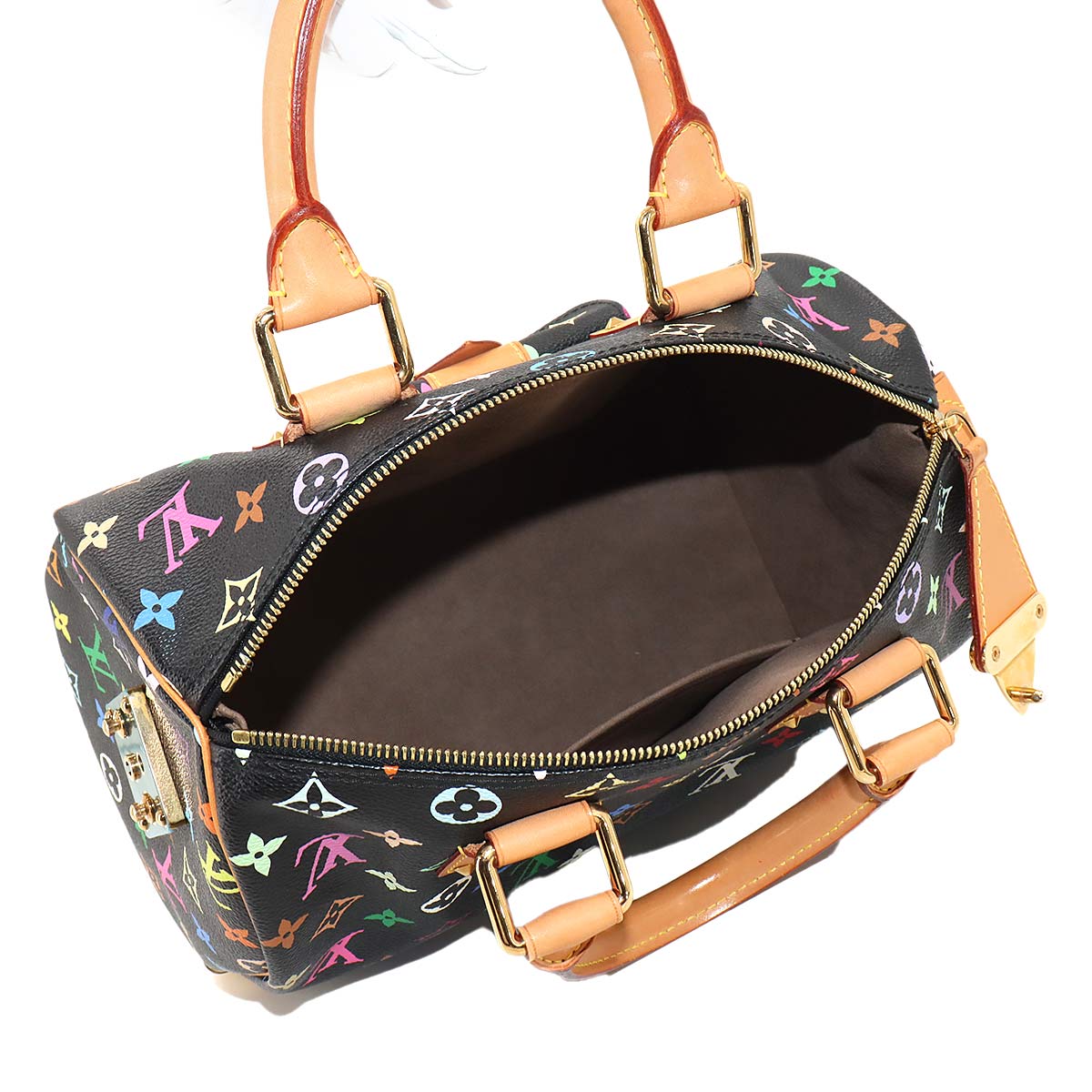 Monogram Multicolor Speedy 30 Hand Bag M92642 Noir 90256269
