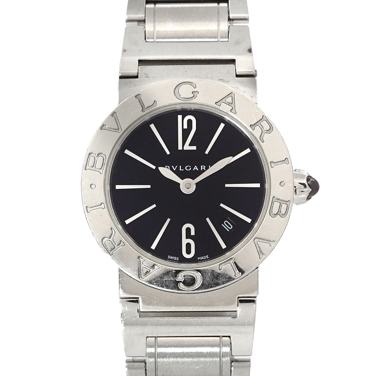 BVLGARIBVLGARI BBL26S Date Quartz Black Dial Ladies Watch