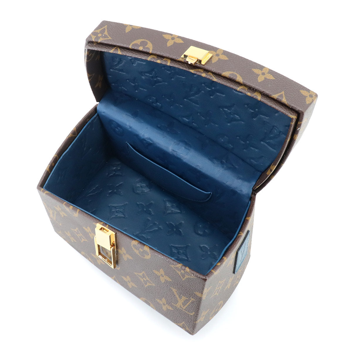 Monogram Twisted Box 2way Hand Shoulder Bag M40275 Brown 90256818