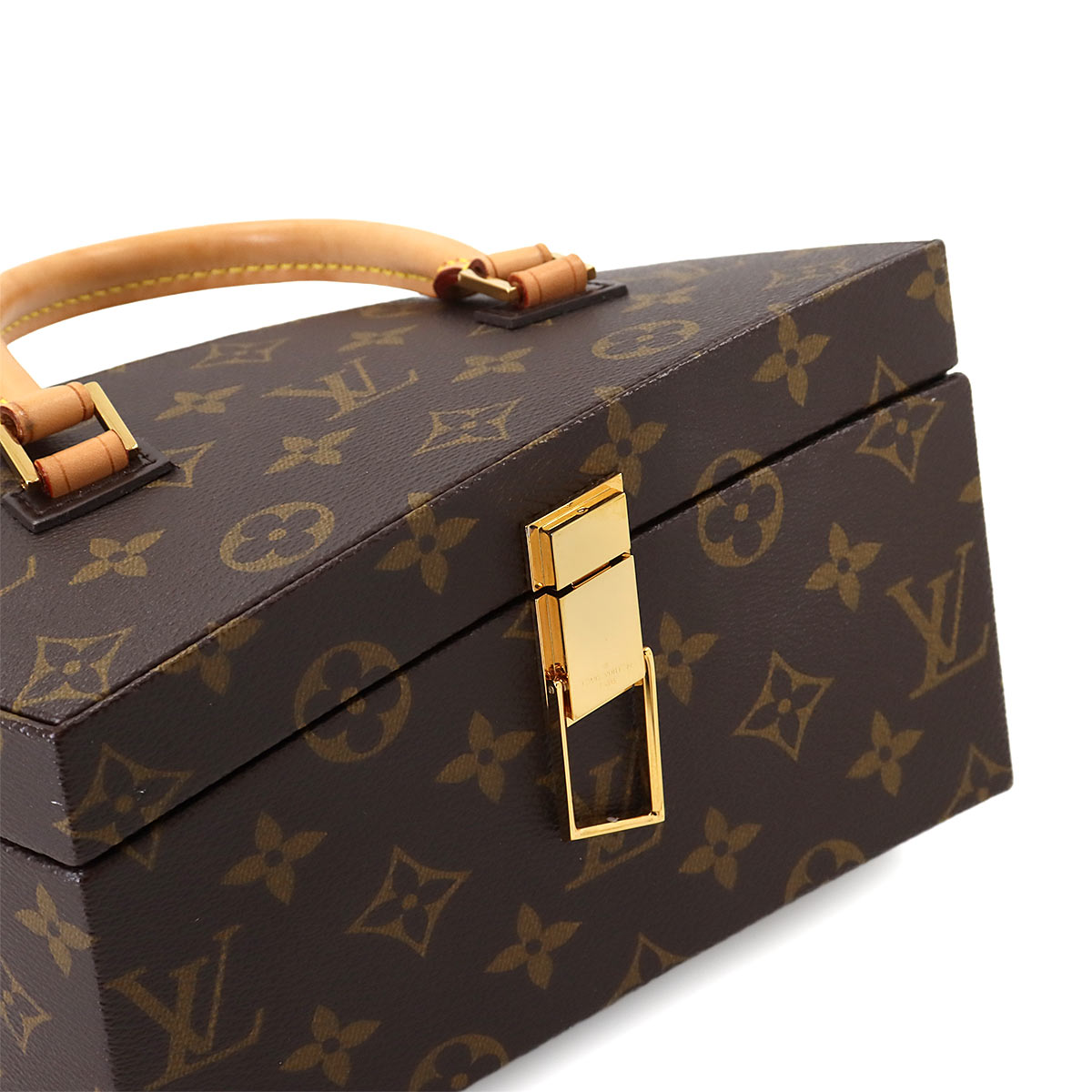 Monogram Twisted Box 2way Hand Shoulder Bag M40275 Brown 90256818