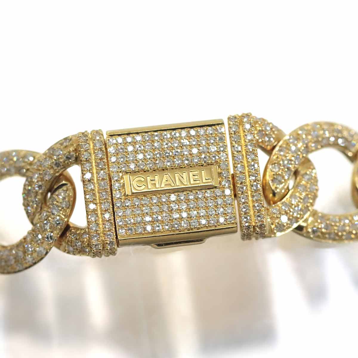 Premiere L H0114 Bezel Diamond 750 YG Quartz Black Dial Ladies