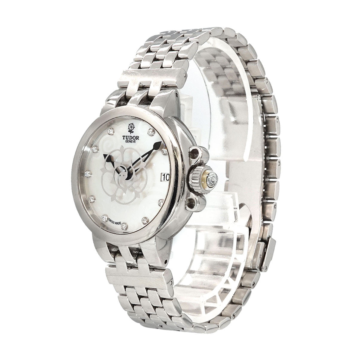 Clair De rose 35700 Automatic White Shell Dial Ladies Watch