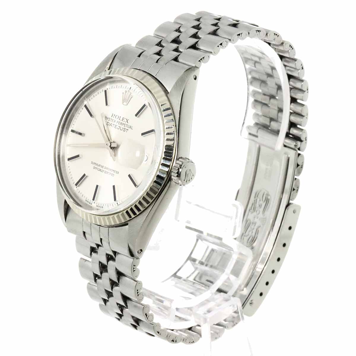 Datejust 1601 Vintage Serial 2 Silver Dial Mens Watch