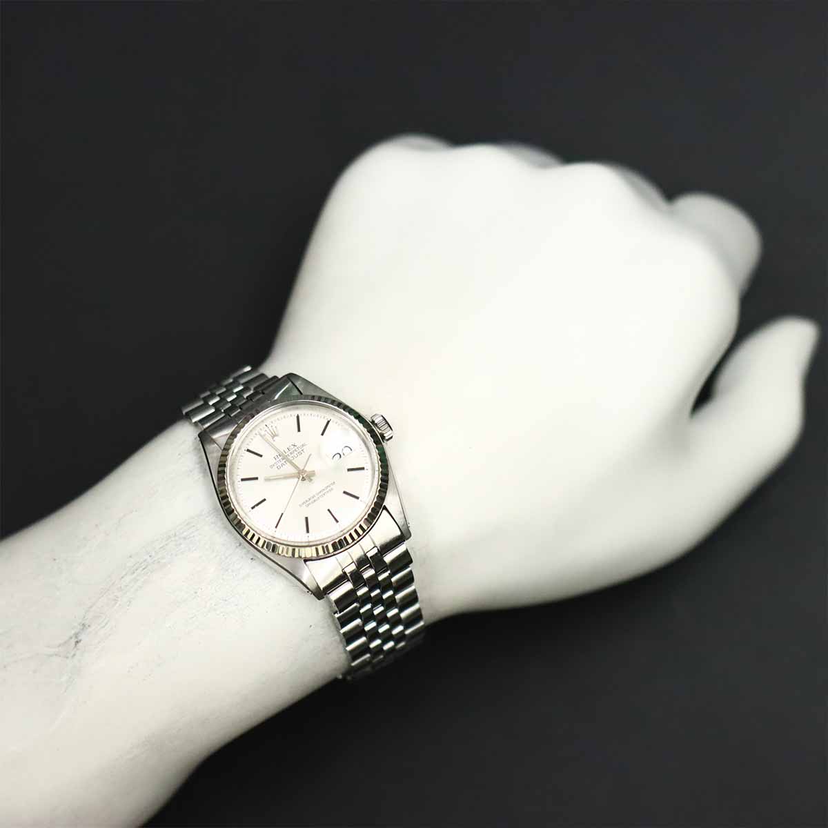 Datejust 1601 Vintage Serial 2 Silver Dial Mens Watch
