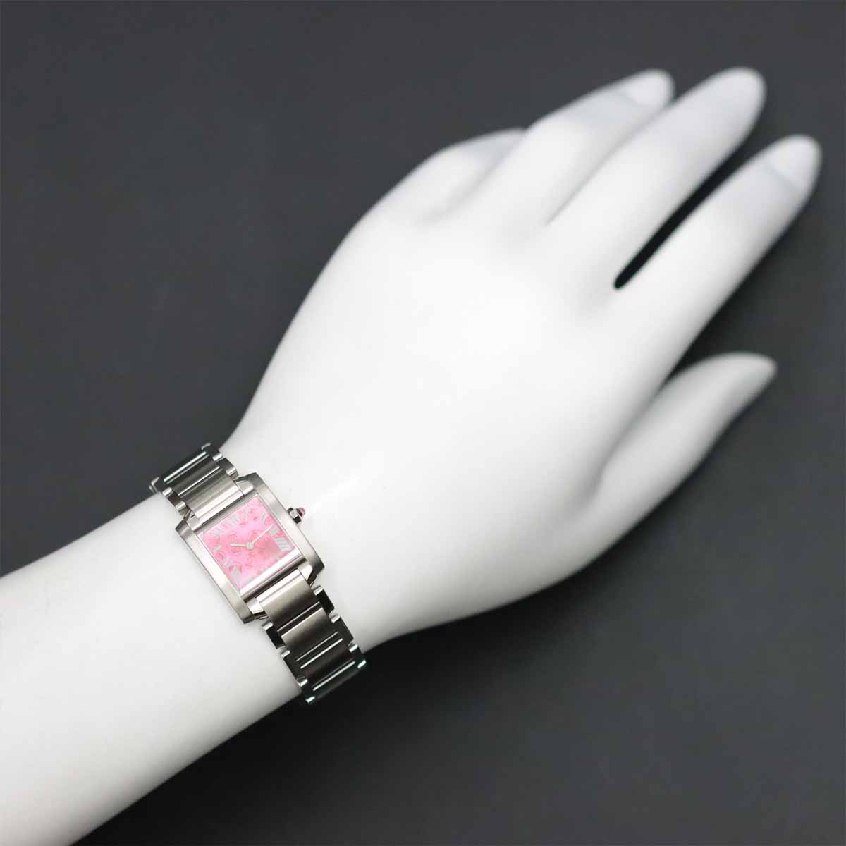 Tank Francaise SM W51030Q3 Quartz Pink Dial Ladies