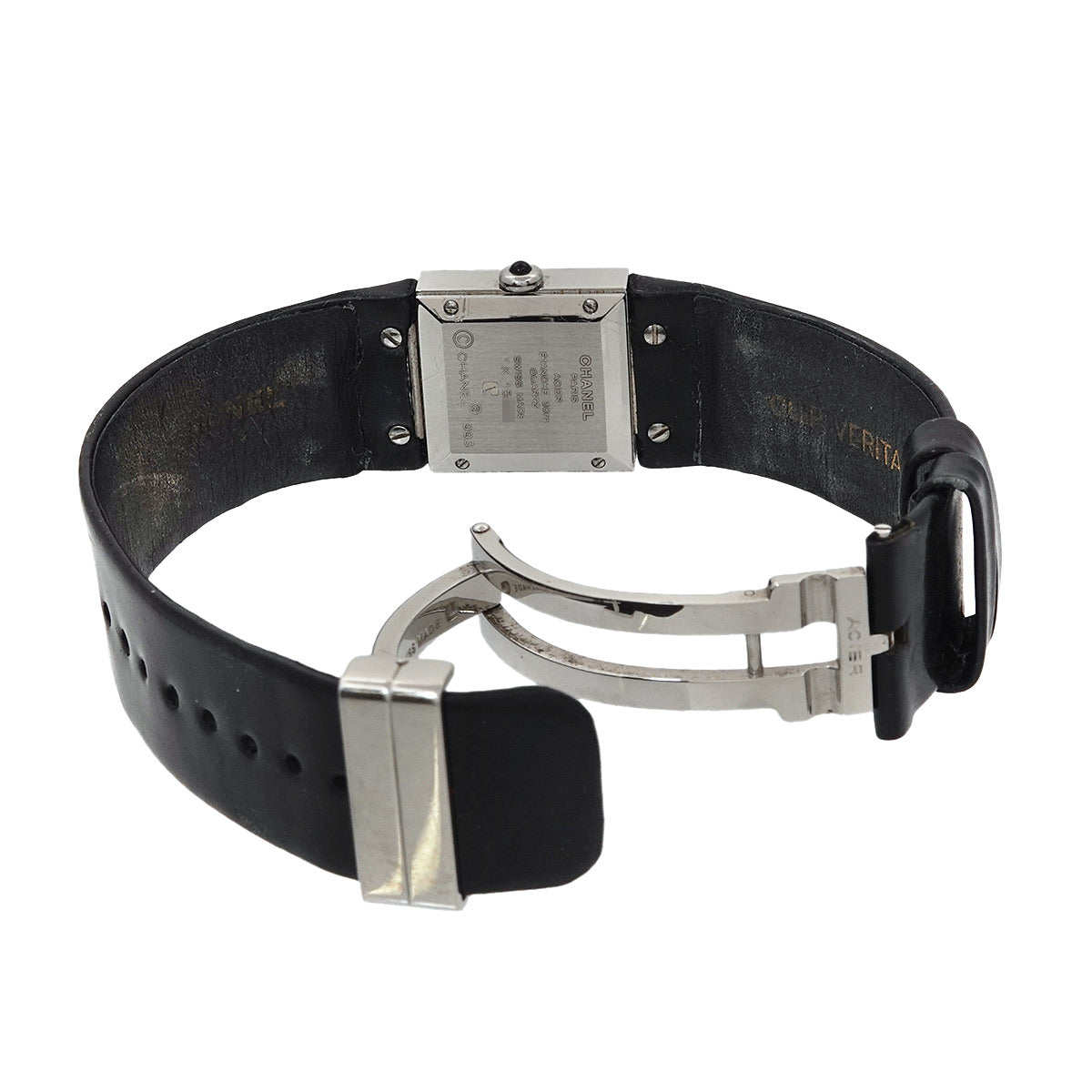 Matelasse H0116 Quartz Black Dial Ladies Vintage Watch